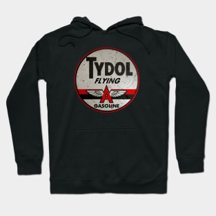 Tydol Flying Gasoline vintage sign rusted version Hoodie